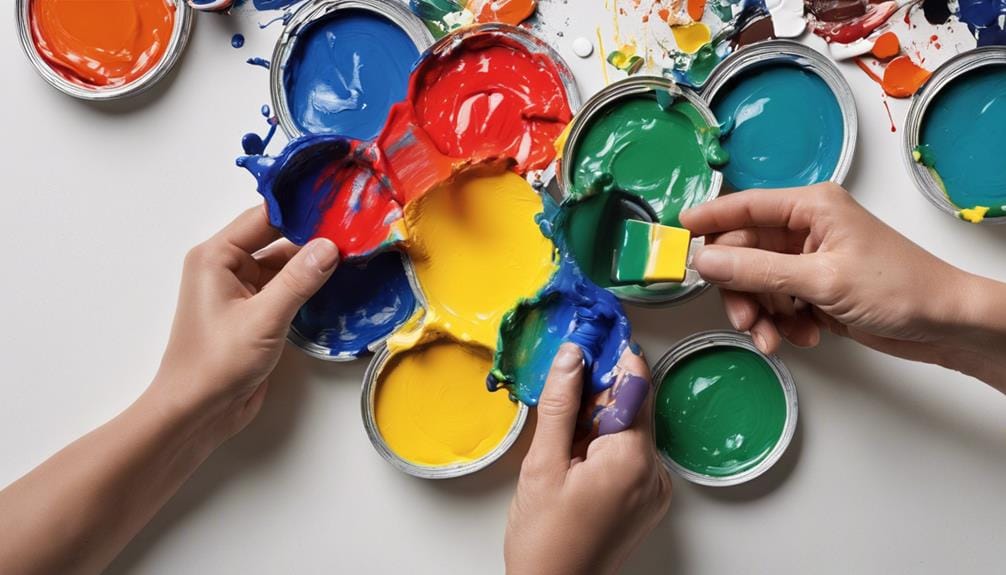 exploring primary colors mix