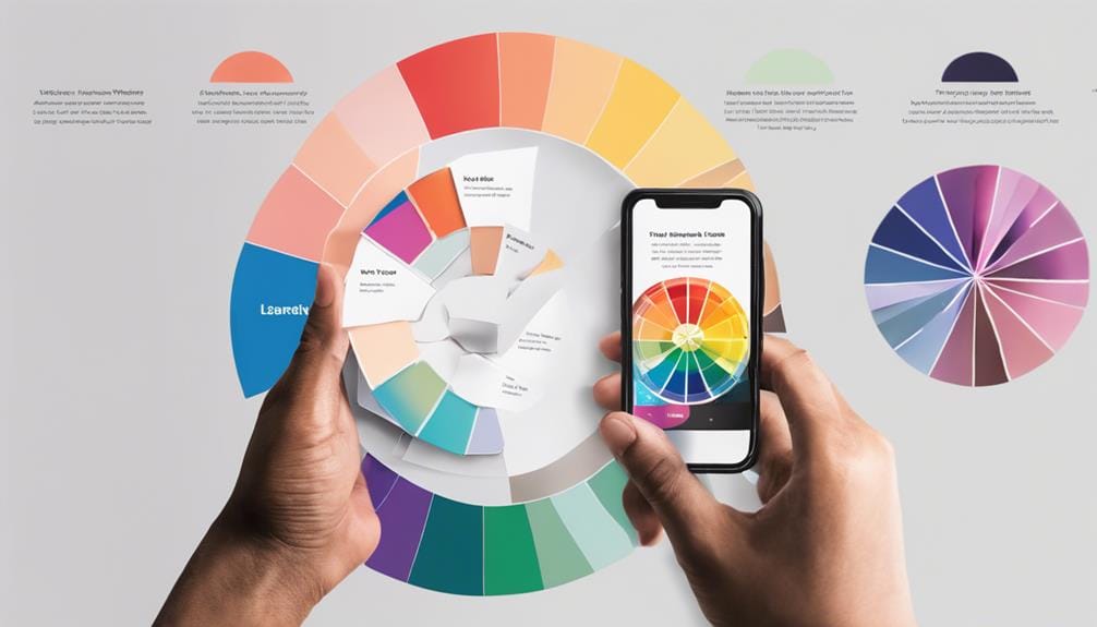 selecting a website color
